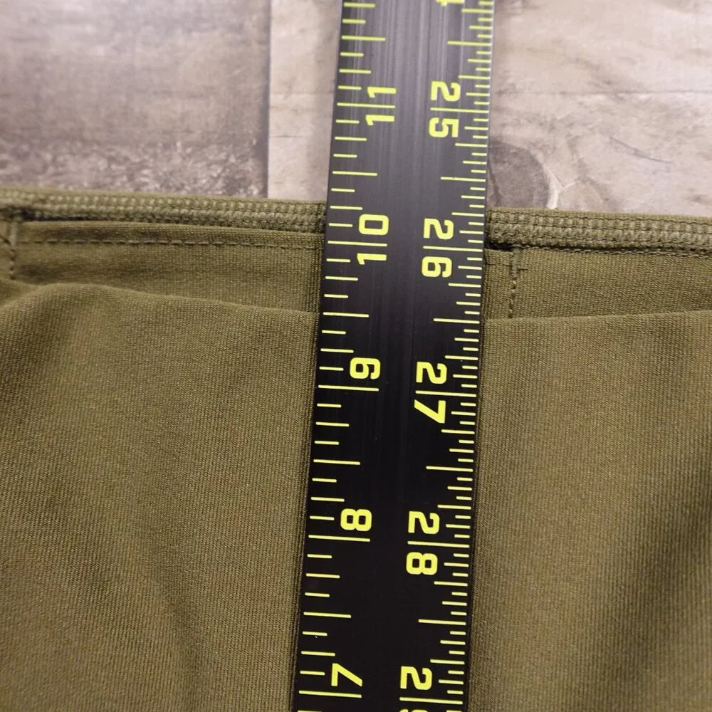 Nike Dri-Fit Just Do It Leggings Women’s Size Small Olive Green High-Rise Active